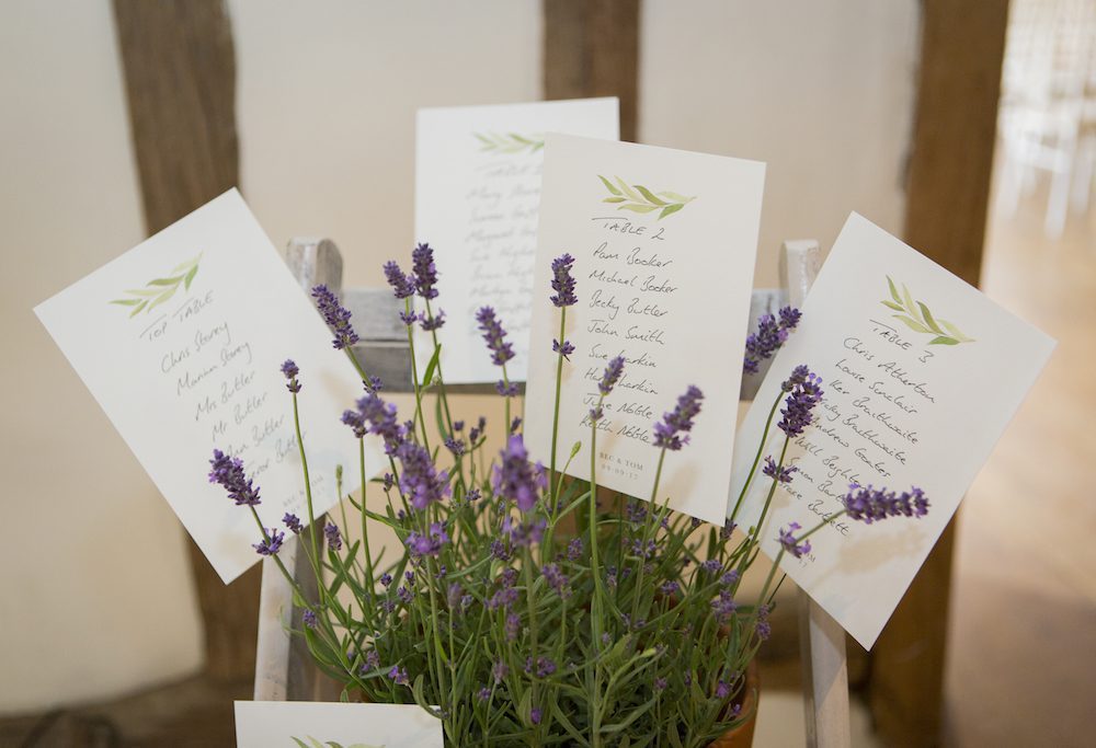 Cain Manor wedding tables