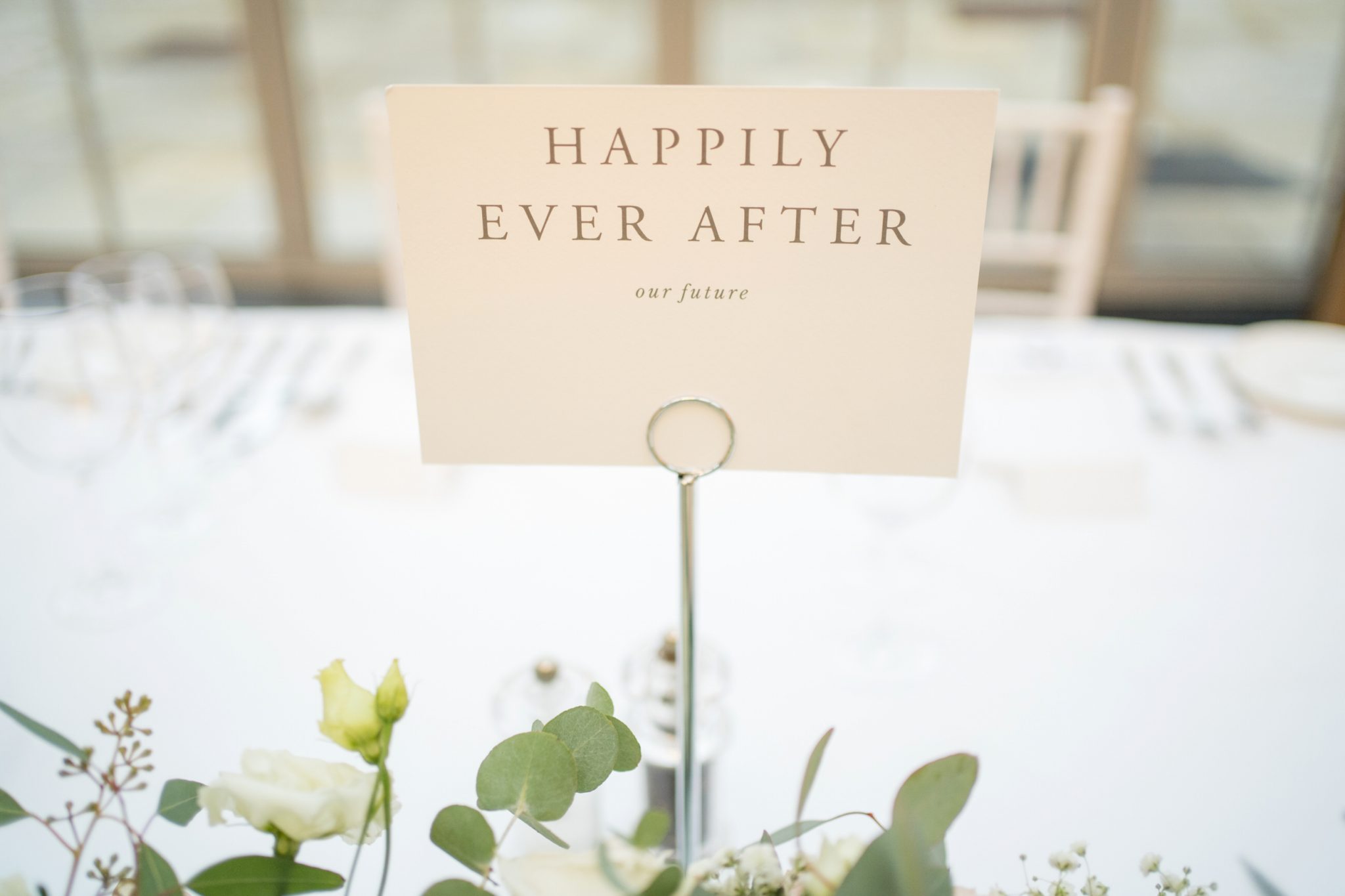 Botleys Mansion wedding table name idea