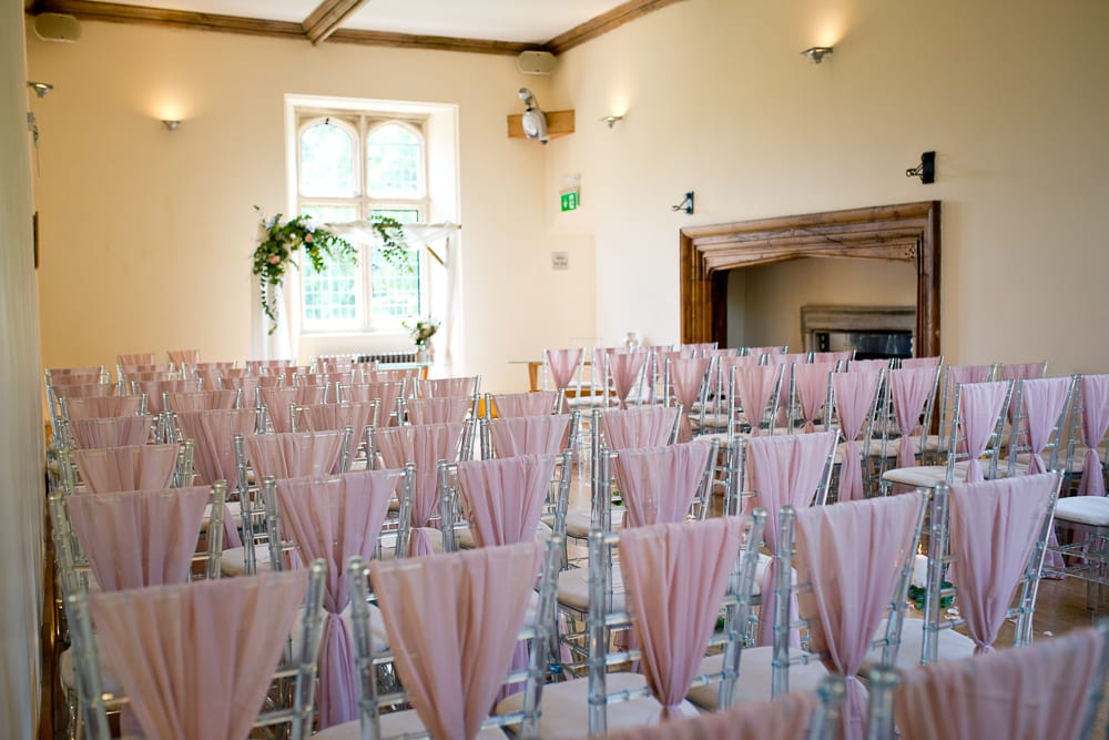 pink chair covers