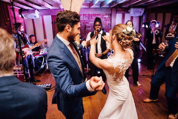 Bride & Groom dancing