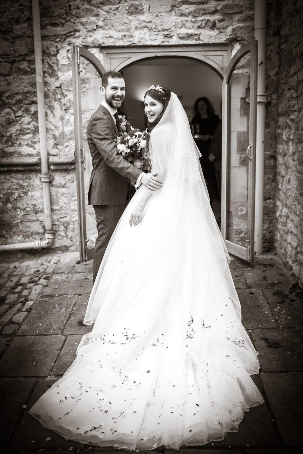 Notley Abbey fairytale couple