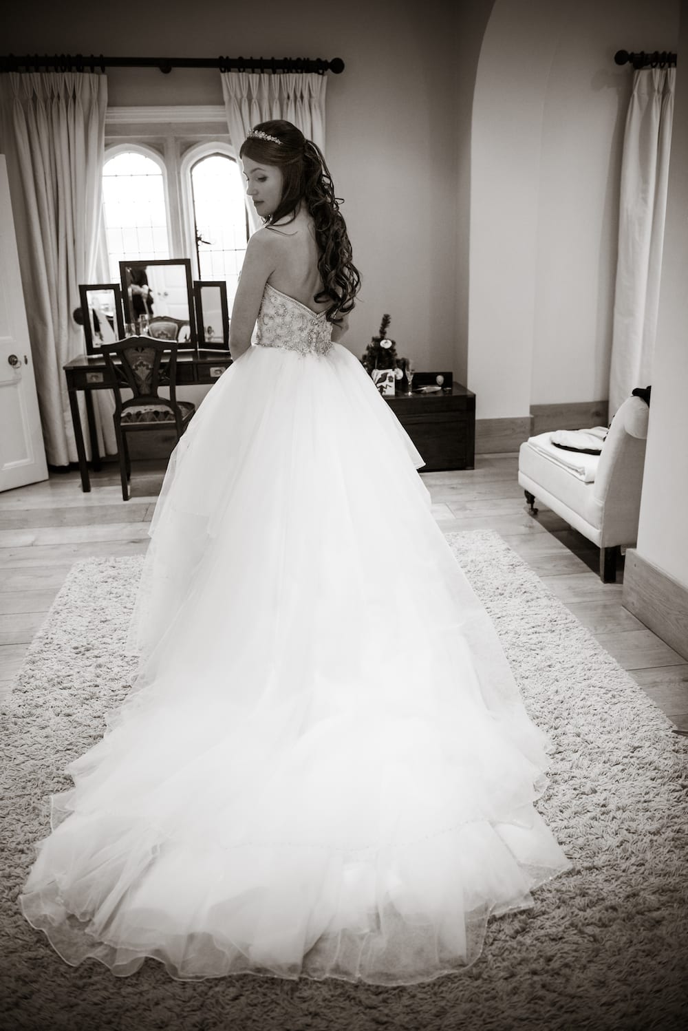 Notley Abbey fairytale bridal gown