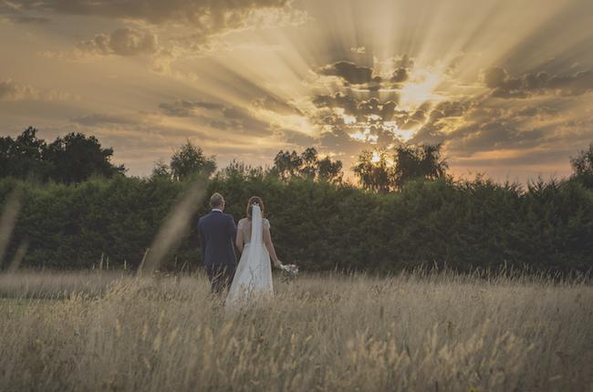 Cain Manor grounds at sunset