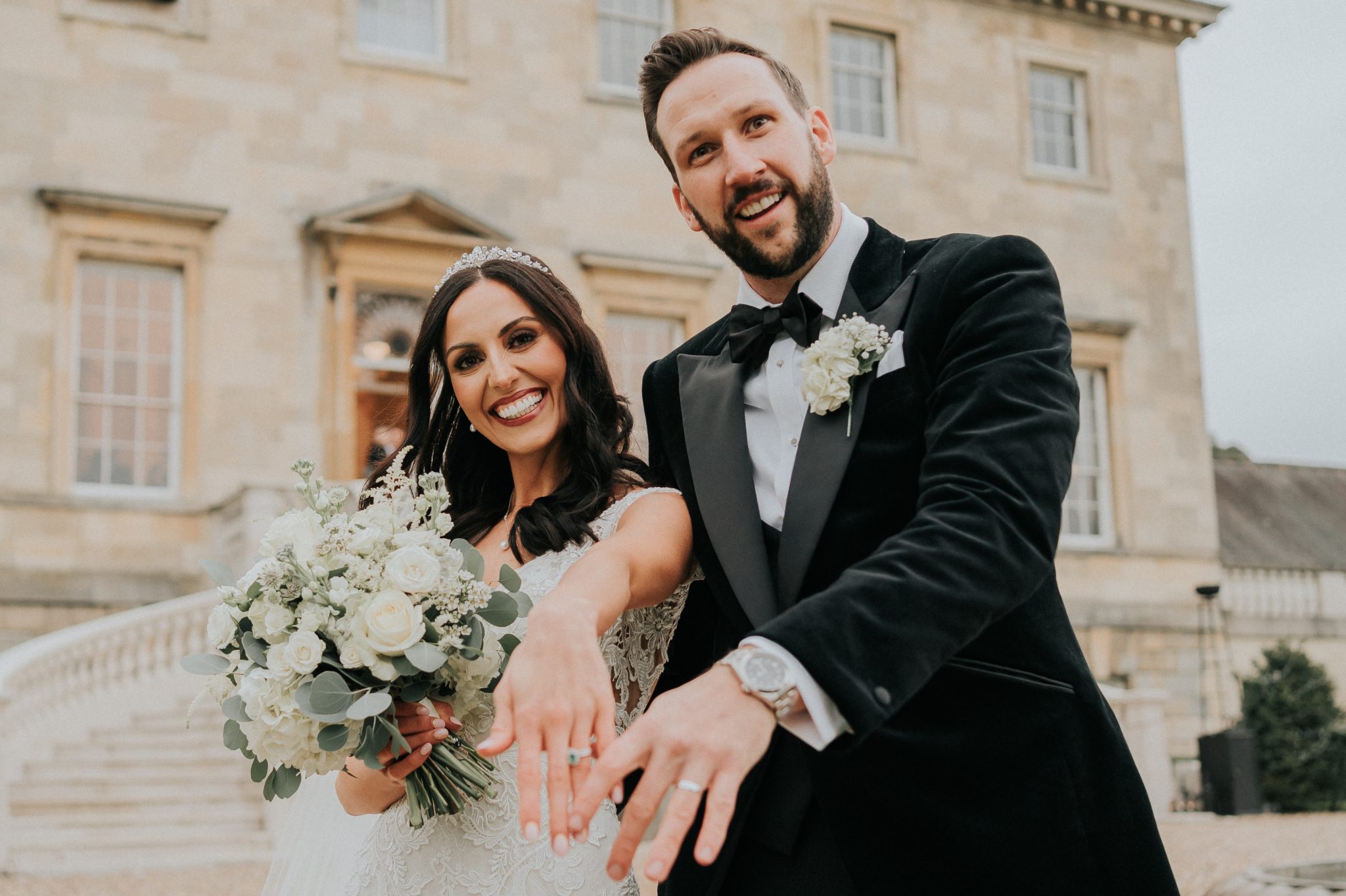 Charlotte & Ben’s Black-Tie Wedding at Botleys Mansion, Surrey