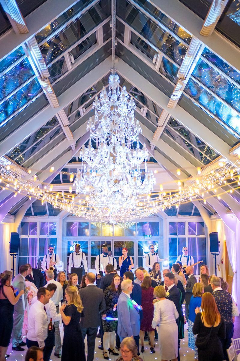 lively evening party Botleys Mansion Surrey